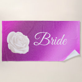 フローラ エレガント ビーチタオル