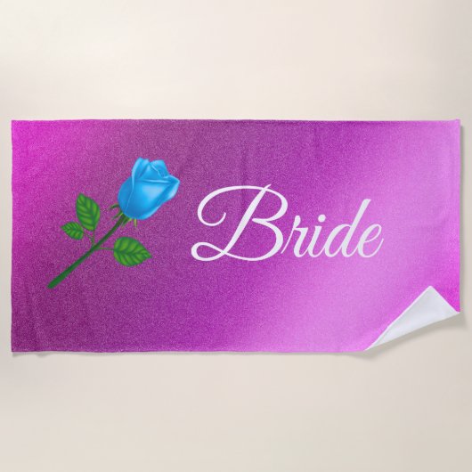 フローラ エレガント ビーチタオル (正面)