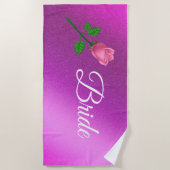 フローラ エレガント ビーチタオル (正面)