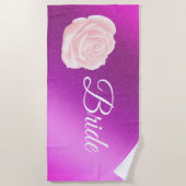 フローラ エレガント ビーチタオル (正面)