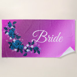 フローラ エレガント ビーチタオル