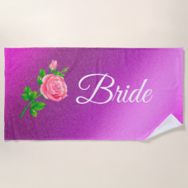 フローラ エレガント ビーチタオル