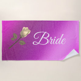 フローラ エレガント ビーチタオル