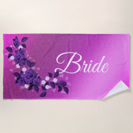 フローラ エレガント ビーチタオル