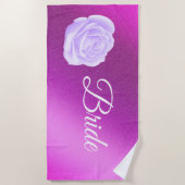 フローラ エレガント ビーチタオル (正面)