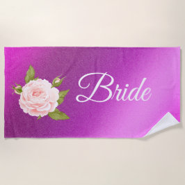 フローラ エレガント ビーチタオル