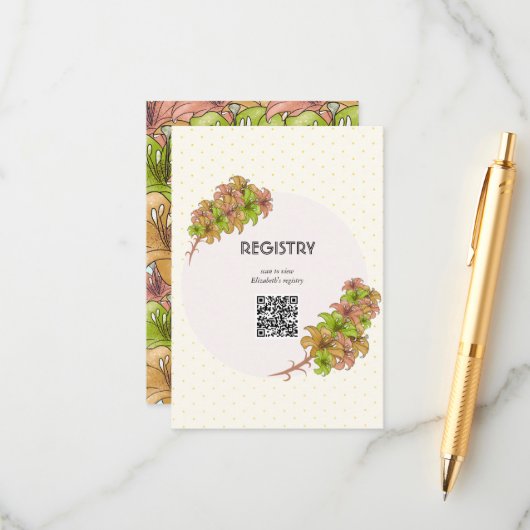 フローラ エンクロージャーカード (正面/裏面インサイチュ)