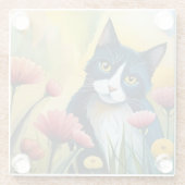 フローラ ガラスコースター (裏面)