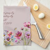 フローラ キッチンタオル (四つ折り)