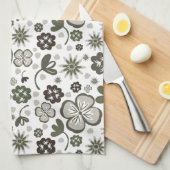 フローラ キッチンタオル (四つ折り)