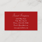 フローラ&ギフトショップ 名刺 (裏面)