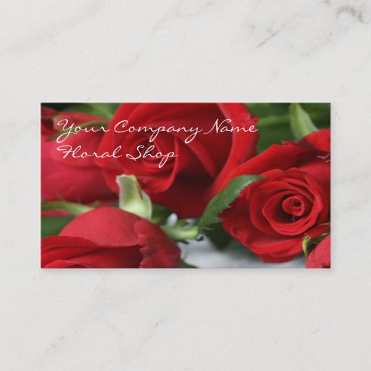 フローラ&ギフトショップ 名刺 (正面)