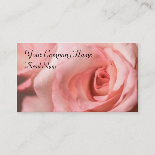 フローラ&ギフトショップ 名刺 (正面)