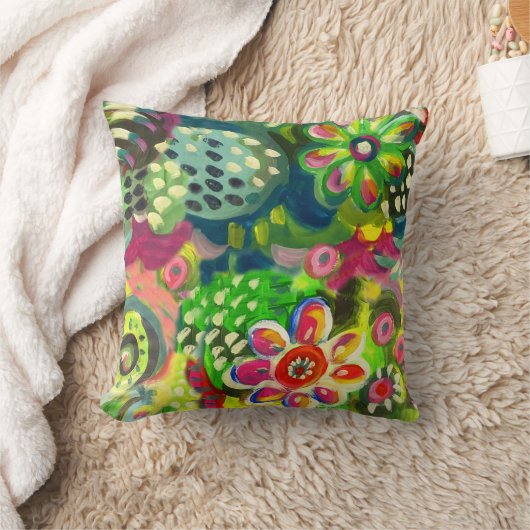 フローラ クッション (ブランケット)