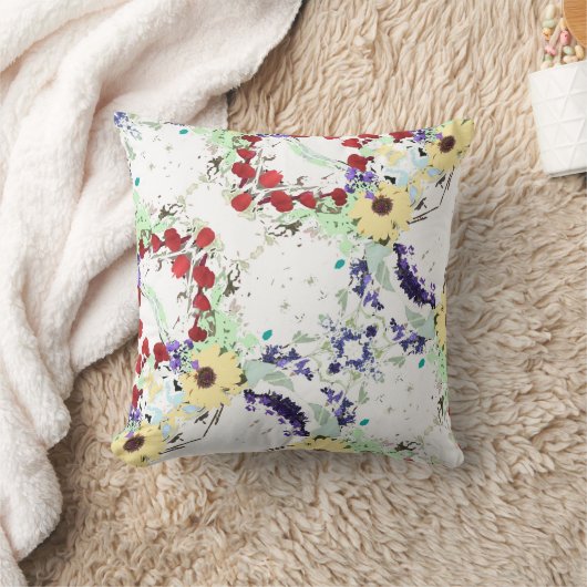 フローラ クッション (ブランケット)