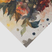 フローラ・クラウンの切り離しを持つ熟考の女性 薄葉紙 (詳細)