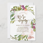 フローラ·グリーンリーで結ばれた招待状を結ぶ 招待状 (正面)