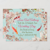 フローラ/コイ結婚式招待状 招待状 (正面/裏面)