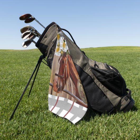 フローラ ゴルフタオル (グリーン)