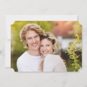 フローラ·シック·フォト·セーブ·ザ·デート·カード/ピンク セーブザデート (裏面)