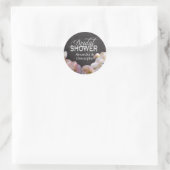 フローラ&シャルボードブライダルシャワー ラウンドシール (バッグ)
