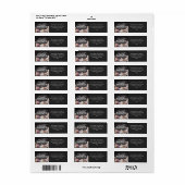 フローラ&シャルボードブライダルシャワー ラベル (フルシート)