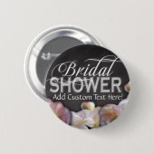 フローラ&シャルボードブライダルシャワー 缶バッジ (正面&裏面)