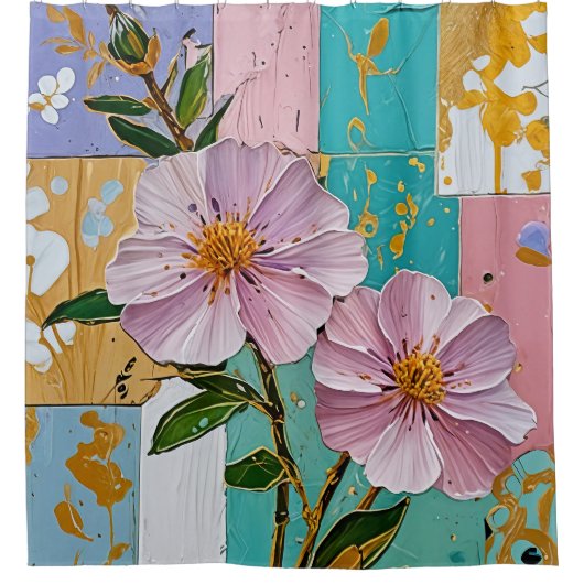 フローラ シャワーカーテン (正面)