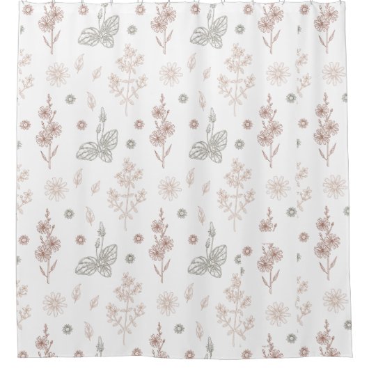 フローラ シャワーカーテン (正面)