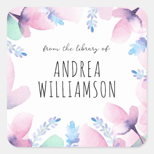 フローラ スクエアシール (正面)