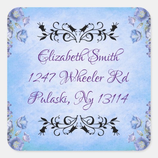 フローラ スクエアシール (正面)