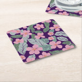 フローラ スクエアペーパーコースター (アングル)