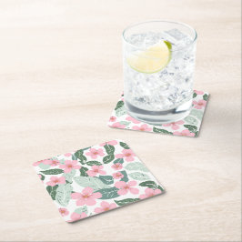 フローラ スクエアペーパーコースター