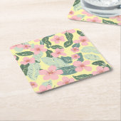 フローラ スクエアペーパーコースター (アングル)