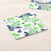 フローラ スクエアペーパーコースター (アングル)