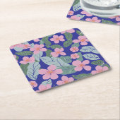 フローラ スクエアペーパーコースター (アングル)