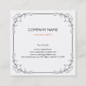 フローラ スクエア名刺 (裏面)