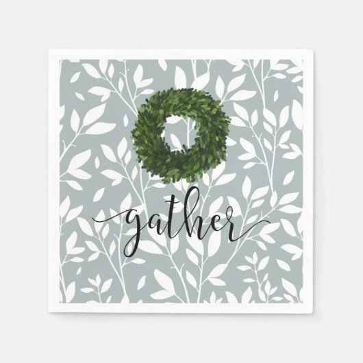 フローラ スタイリッシュ スタンダードカクテルナプキン (正面)