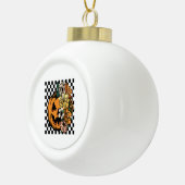 フローラ セラミックボールオーナメント (右)