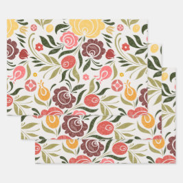 フローラ – ゾー ラッピングペーパーシート