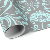 フローラ/ダマスクのラッピング紙 ラッピングペーパー (ロールコーナー)