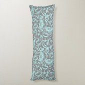 フローラ/ダマスクパターン ボディピロー (裏面 (縦))