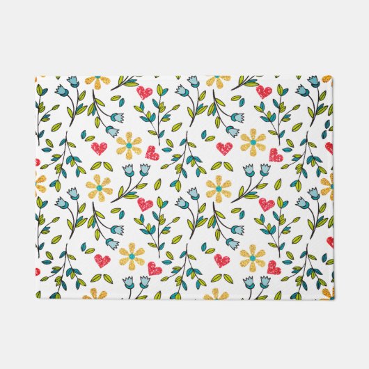 フローラ ドアマット (正面)