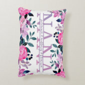 フローラ·ナナ·スプリット·モノグラム アクセントクッション (裏面(縦))