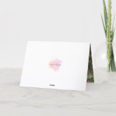 フローラ、ハッピーバースデーカード カード (裏面)