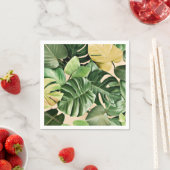 フローラ/ハワイアン/トロピカルリーフ スタンダードカクテルナプキン (インサイチュ)