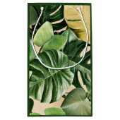 フローラ/ハワイアン/トロピカルリーフ スモールペーパーバッグ (裏面)