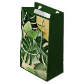フローラ/ハワイアン/トロピカルリーフ スモールペーパーバッグ (裏面アングル)