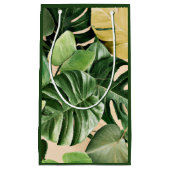 フローラ/ハワイアン/トロピカルリーフ スモールペーパーバッグ (正面)