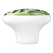 フローラ/ハワイアン/トロピカルリーフ セラミックノブ (側面)